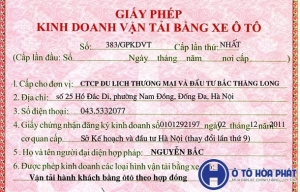 Giấy phép kinh doanh vận tải là gì ?