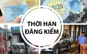 xe tai van dang kiem duoc bao nhieu nam