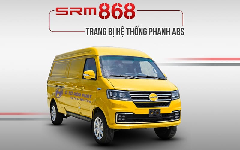 Giá xe tải van SRM 868 2 chỗ