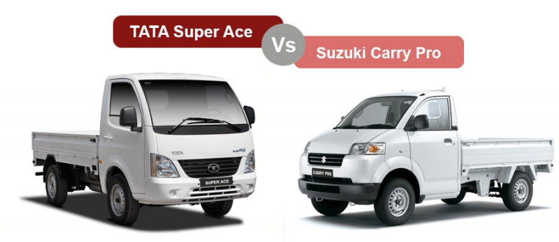 So sánh xe tải Tata Super Ace với Suzuki Carry Pro