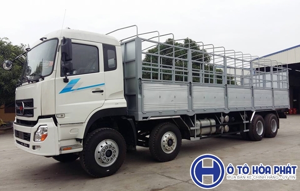 Xe tải Dongfeng 4 chân 17t9 thùng 9m6