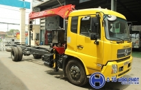 Xe tải gắn cẩu Palfinger Sany 5t Dongfeng B170